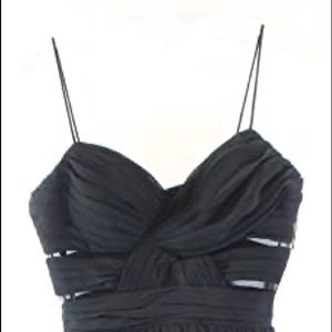 Adrianna Papell Black Dress Hailey Logan Size 5/6